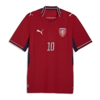 Camiseta República Checa Patrik Schick #10 Primera Equipación Replica Mundial 2026 mangas cortas
